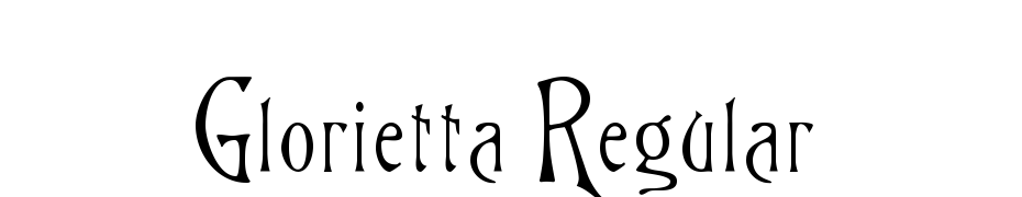 Glorietta Regular Font Download Free